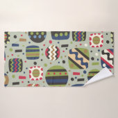 抽象芸術カラーパターンテクスチャ、インテリア指定 バスタオル (バスタオル)