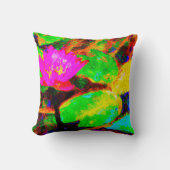 抽象芸術カラーモダンアート クッション (正面)