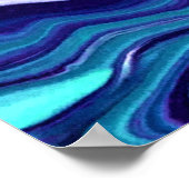 抽象芸術カラー勉強102、 ポスター (角)