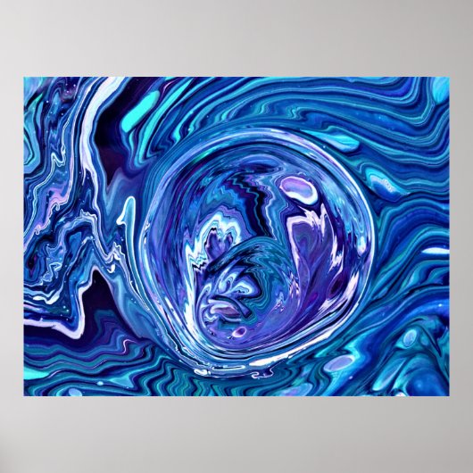 抽象芸術カラー勉強102、 ポスター (正面)