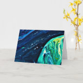 抽象芸術カラー勉強105、カード カード (黄色い花)