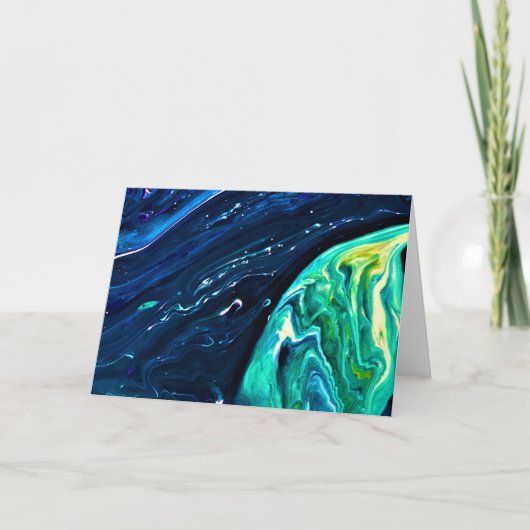 抽象芸術カラー勉強105、カード カード (正面)