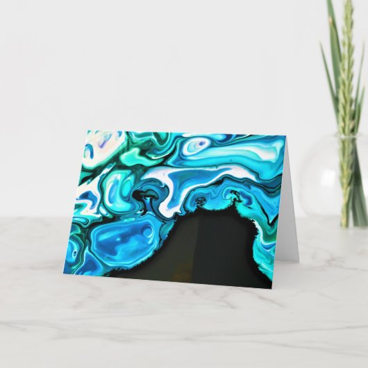 抽象芸術カラー勉強115、カード カード (正面)