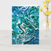 抽象芸術カラー勉強119、カード カード (黄色い花)