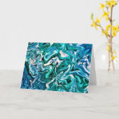 抽象芸術カラー勉強119、カード カード (黄色い花)