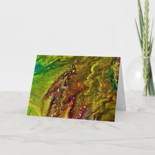 抽象芸術カラー勉強11、カード カード (正面)