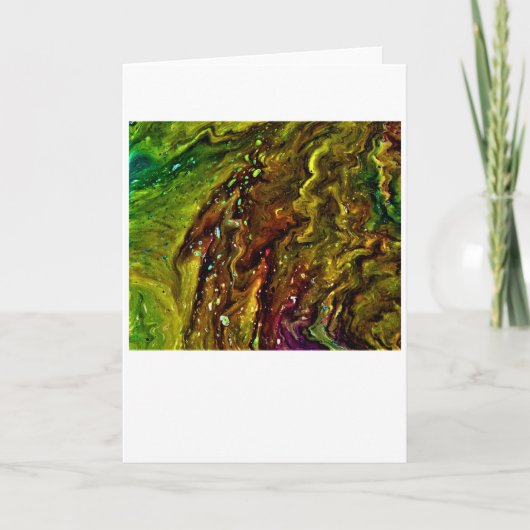 抽象芸術カラー勉強11、カード カード (正面)