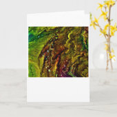 抽象芸術カラー勉強11、カード カード (黄色い花)