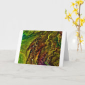 抽象芸術カラー勉強11、カード カード (黄色い花)