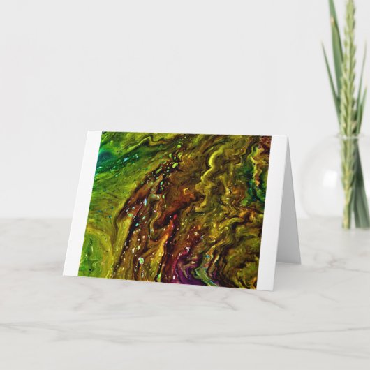 抽象芸術カラー勉強11、カード カード (正面)