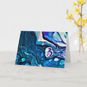 抽象芸術カラー勉強120、カード カード (黄色い花)