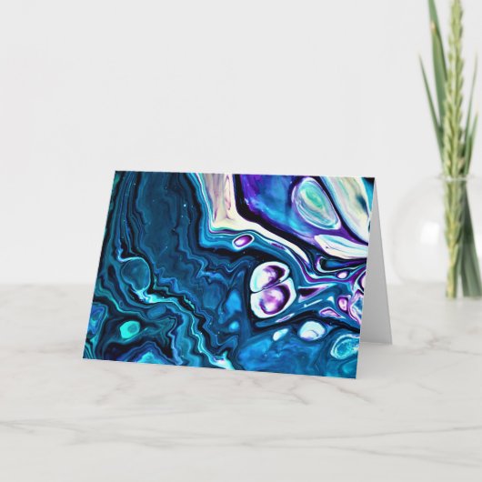 抽象芸術カラー勉強120、カード カード (正面)