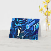 抽象芸術カラー勉強122、カード カード (黄色い花)