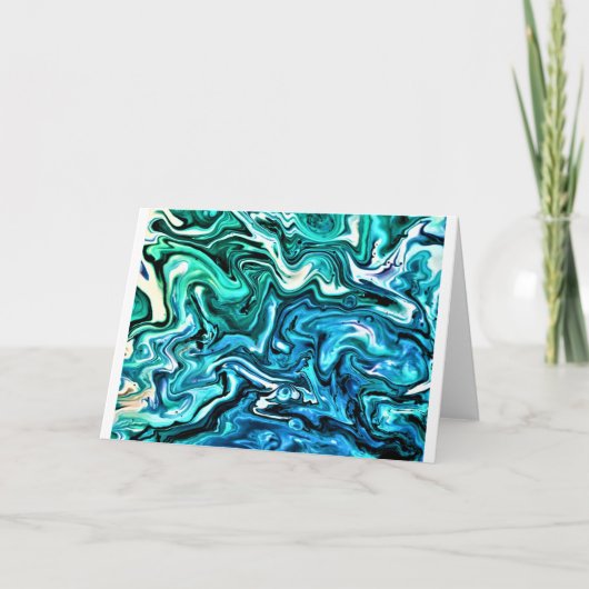 抽象芸術カラー勉強123、カード カード (正面)