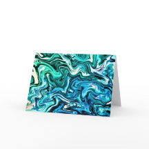 抽象芸術カラー勉強123、カード