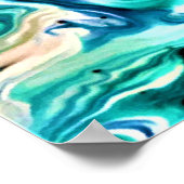 抽象芸術カラー勉強123、 ポスター (角)