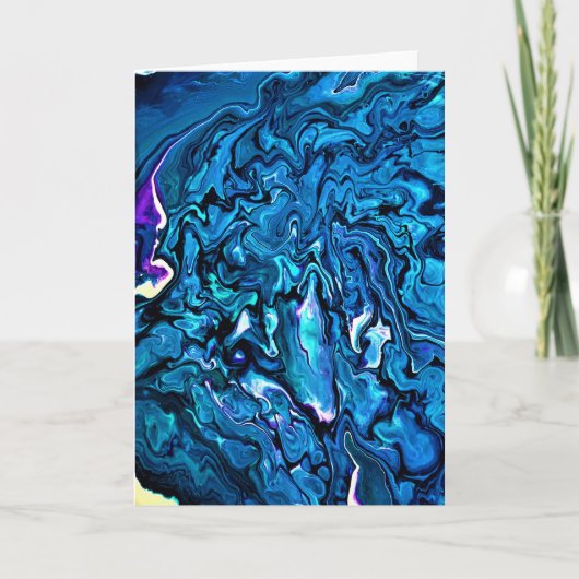 抽象芸術カラー勉強124、カード カード (正面)