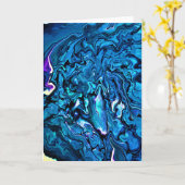 抽象芸術カラー勉強124、カード カード (黄色い花)