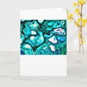 抽象芸術カラー勉強125、カード カード (黄色い花)