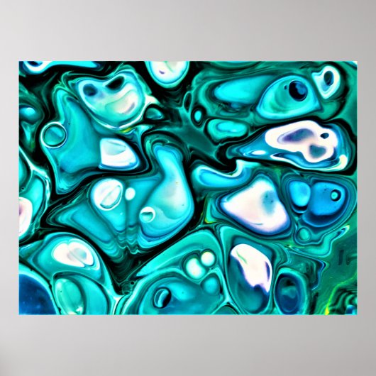 抽象芸術カラー勉強125、 ポスター (正面)