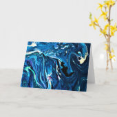 抽象芸術カラー勉強126、カード カード (黄色い花)