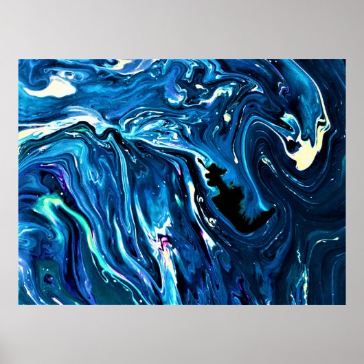 抽象芸術カラー勉強126、 ポスター (正面)