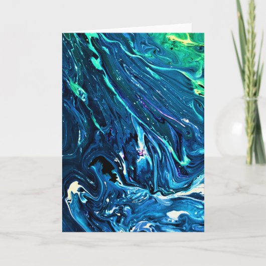 抽象芸術カラー勉強128、カード カード (正面)