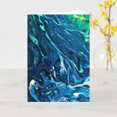 抽象芸術カラー勉強128、カード カード (黄色い花)