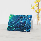 抽象芸術カラー勉強128、カード カード (黄色い花)