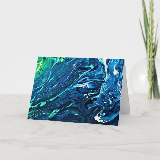 抽象芸術カラー勉強128、カード カード (正面)