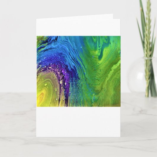 抽象芸術カラー勉強12、カード カード (正面)