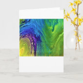 抽象芸術カラー勉強12、カード カード (黄色い花)