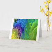 抽象芸術カラー勉強12、カード カード (黄色い花)