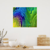 抽象芸術カラー勉強12, ポスター (キッチン)