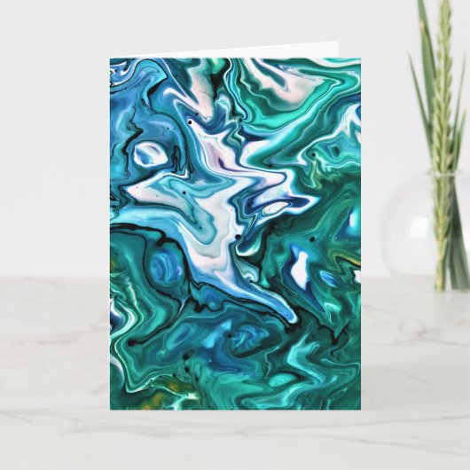 抽象芸術カラー勉強132、カード カード (正面)