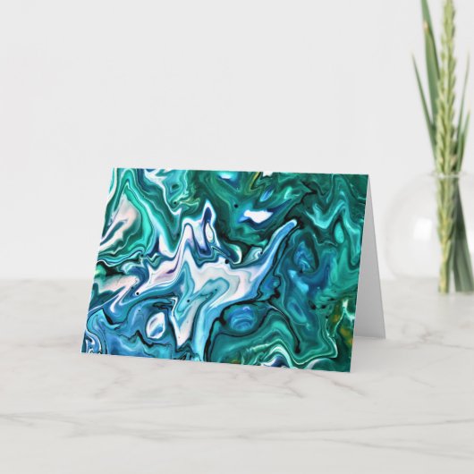 抽象芸術カラー勉強132、カード カード (正面)