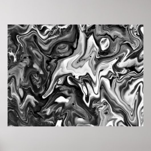 抽象芸術カラー勉強132 /ノワール、 ポスター (正面)