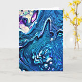 抽象芸術カラー勉強133、カード カード (黄色い花)