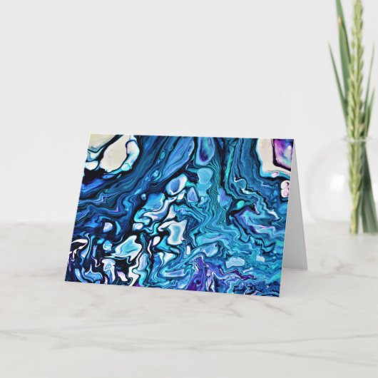 抽象芸術カラー勉強135、カード カード (正面)