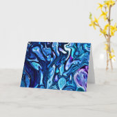 抽象芸術カラー勉強138、カード カード (黄色い花)