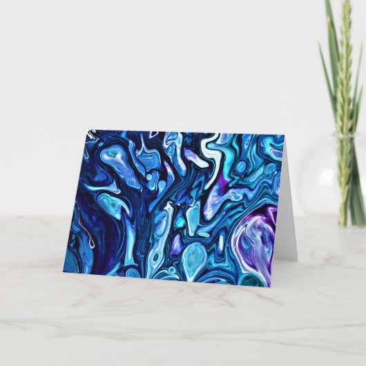 抽象芸術カラー勉強138、カード カード (正面)