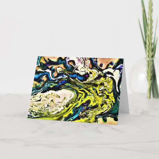 抽象芸術カラー勉強13、カード カード (正面)