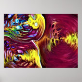 抽象芸術カラー勉強145、 ポスター (正面)