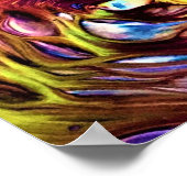 抽象芸術カラー勉強145、 ポスター (角)