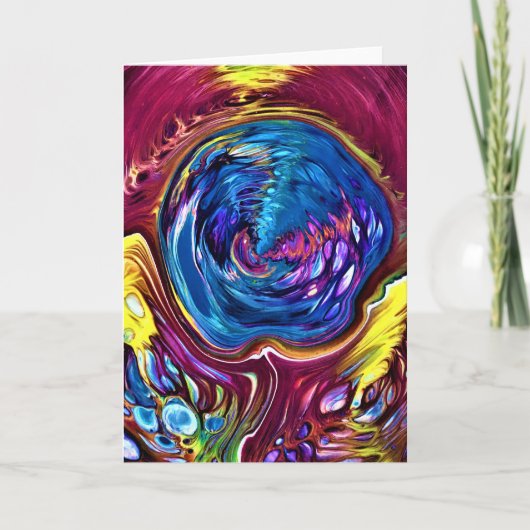 抽象芸術カラー勉強146、カード カード (正面)