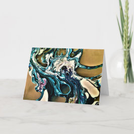 抽象芸術カラー勉強14、カード カード