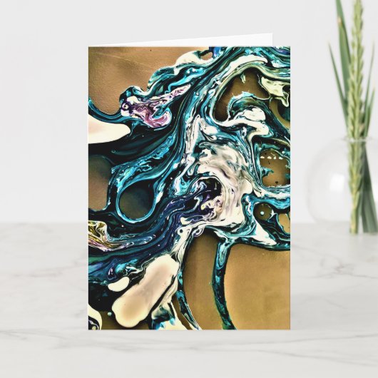 抽象芸術カラー勉強14、カード カード (正面)