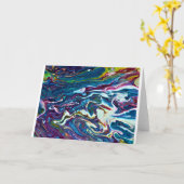 抽象芸術カラー勉強151、カード カード (黄色い花)