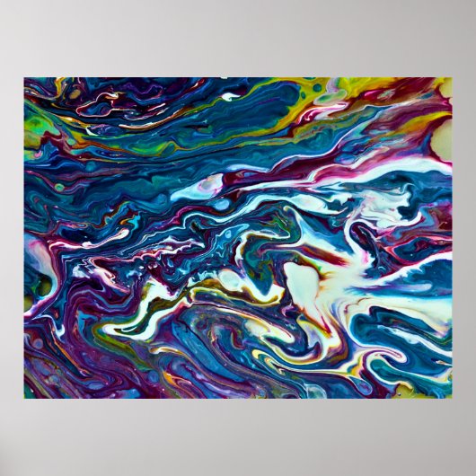 抽象芸術カラー勉強151、 ポスター (正面)