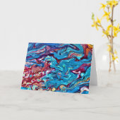 抽象芸術カラー勉強152、カード カード (黄色い花)